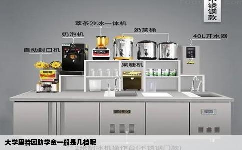 大学里特困助学金一般是几档呢