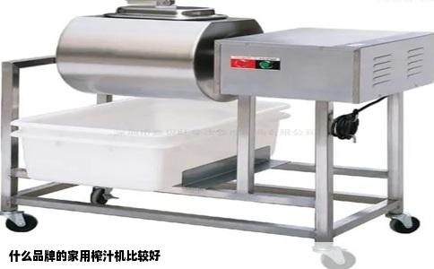 什么品牌的家用榨汁机比较好