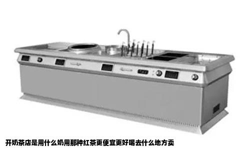开奶茶店是用什么奶用那种红茶更便宜更好喝去什么地方卖