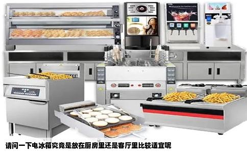 请问一下电冰箱究竟是放在厨房里还是客厅里比较适宜呢