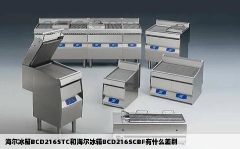 海尔冰箱BCD216STC和海尔冰箱BCD216SCBF有什么差别