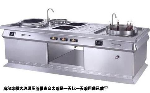海尔冰箱太垃圾压缩机声音太响是一天比一天响四角已放平