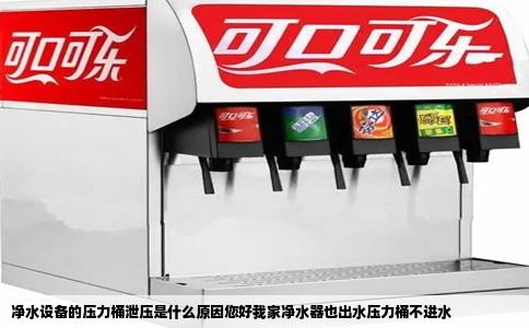 净水设备的压力桶泄压是什么原因您好我家净水器也出水压力桶不进水