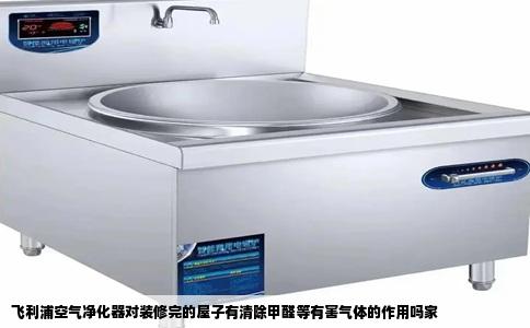 飞利浦空气净化器对装修完的屋子有清除甲醛等有害气体的作用吗家
