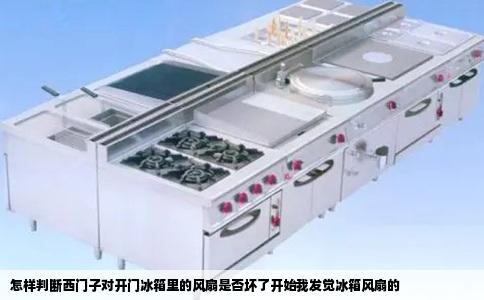 怎样判断西门子对开门冰箱里的风扇是否坏了开始我发觉冰箱风扇的
