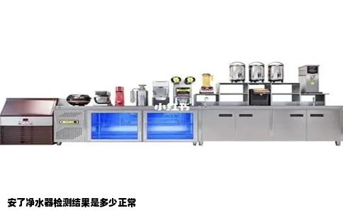 安了净水器检测结果是多少正常