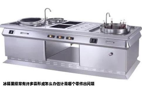 冰箱里经常有许多霜形成怎么办估计是哪个零件出问题