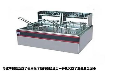 电磁炉保险丝烧了我又换了新的保险丝后一开机又烧了那是怎么回事