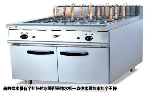 美的饮水机有个加热的水壶但是饮水机一直往水壶加水加个不停