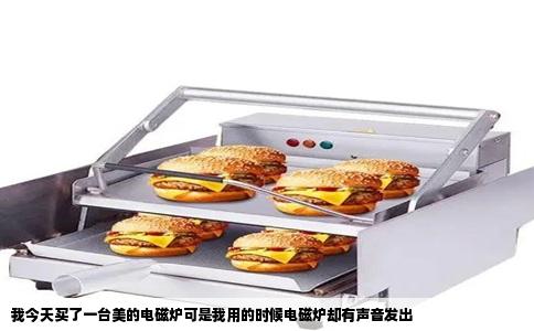 我今天买了一台美的电磁炉可是我用的时候电磁炉却有声音发出