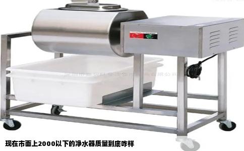 现在市面上2000以下的净水器质量到底咋样