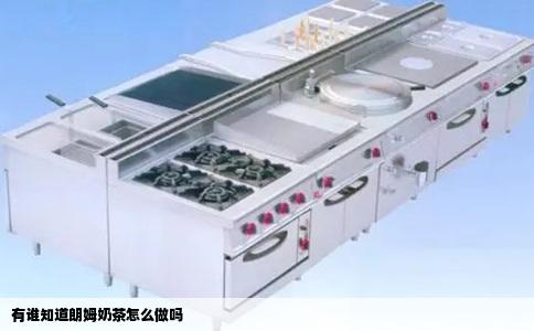 有谁知道朗姆奶茶怎么做吗